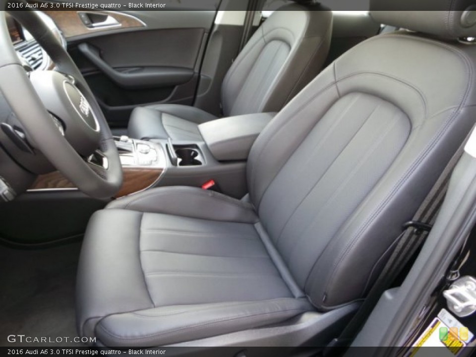 Black Interior Front Seat for the 2016 Audi A6 3.0 TFSI Prestige quattro #102522068