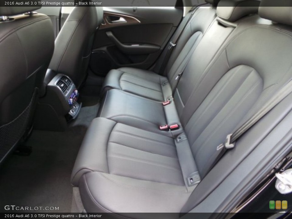 Black Interior Rear Seat for the 2016 Audi A6 3.0 TFSI Prestige quattro #102522341
