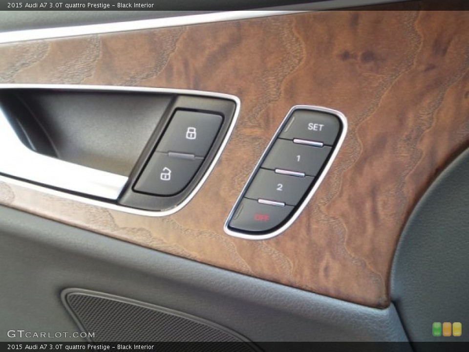 Black Interior Controls for the 2015 Audi A7 3.0T quattro Prestige #102524765