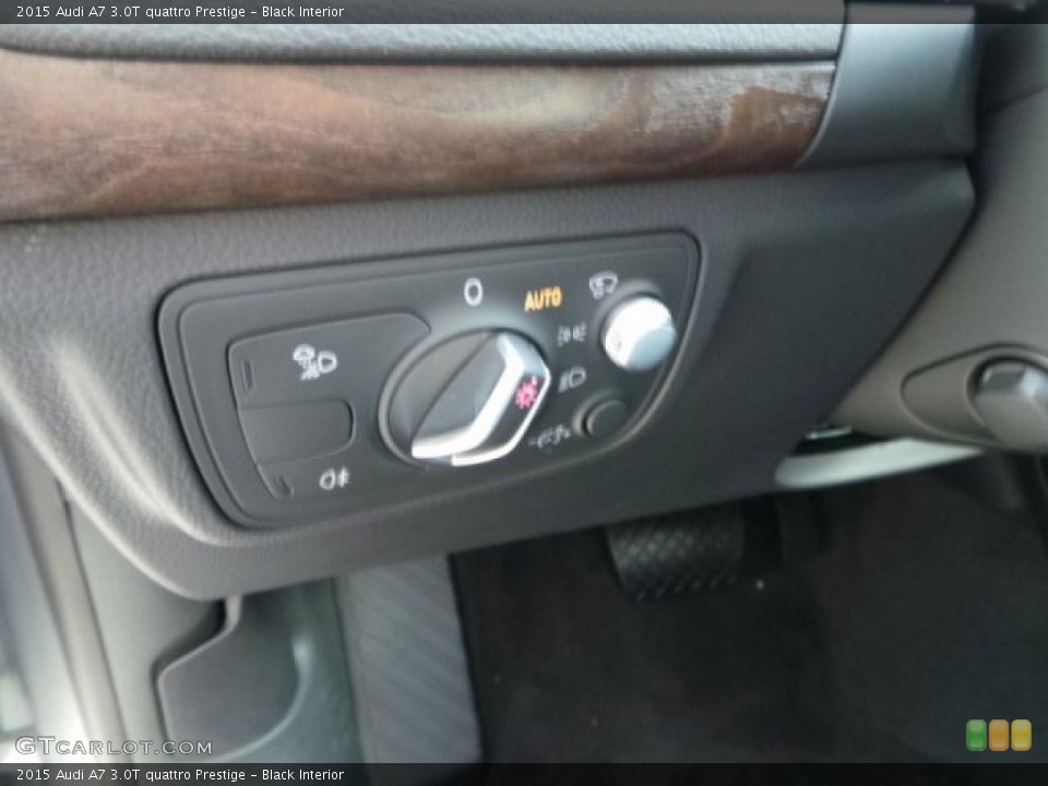 Black Interior Controls for the 2015 Audi A7 3.0T quattro Prestige #102524855