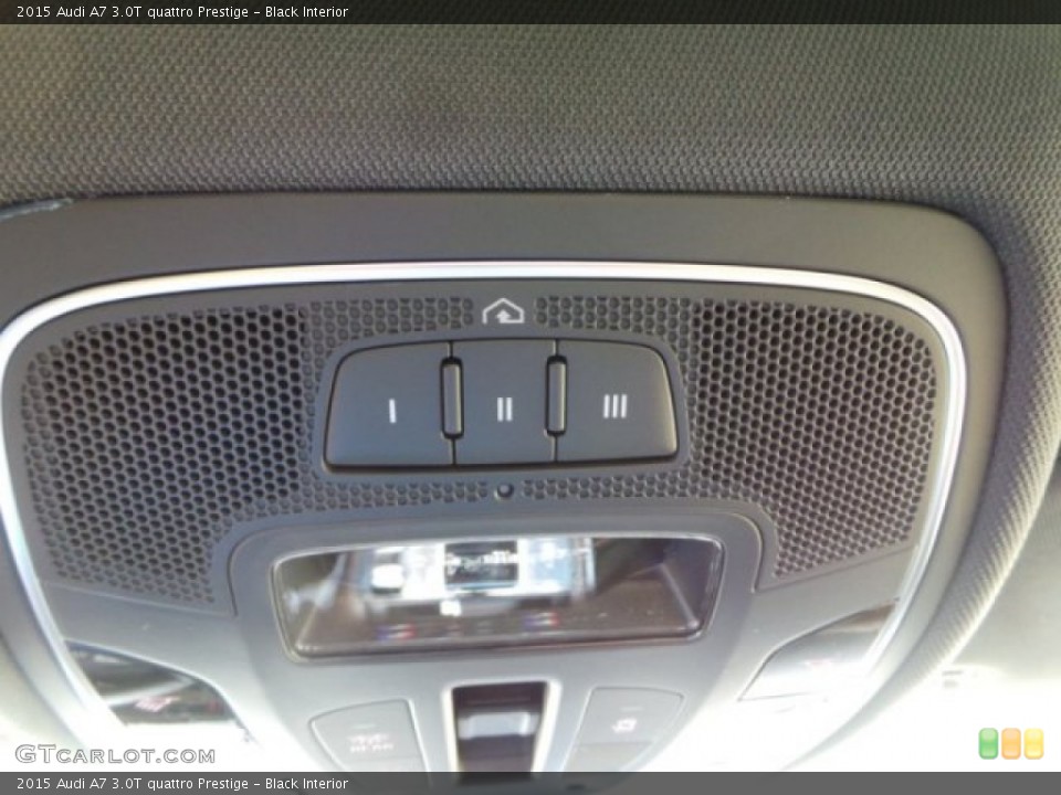 Black Interior Controls for the 2015 Audi A7 3.0T quattro Prestige #102524930