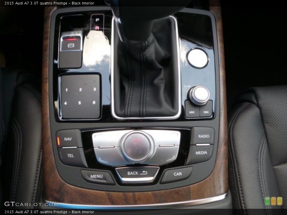 Black Interior Controls for the 2015 Audi A7 3.0T quattro Prestige #102525044