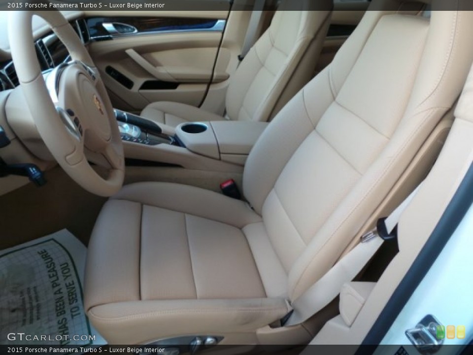Luxor Beige Interior Front Seat for the 2015 Porsche Panamera Turbo S #102525587