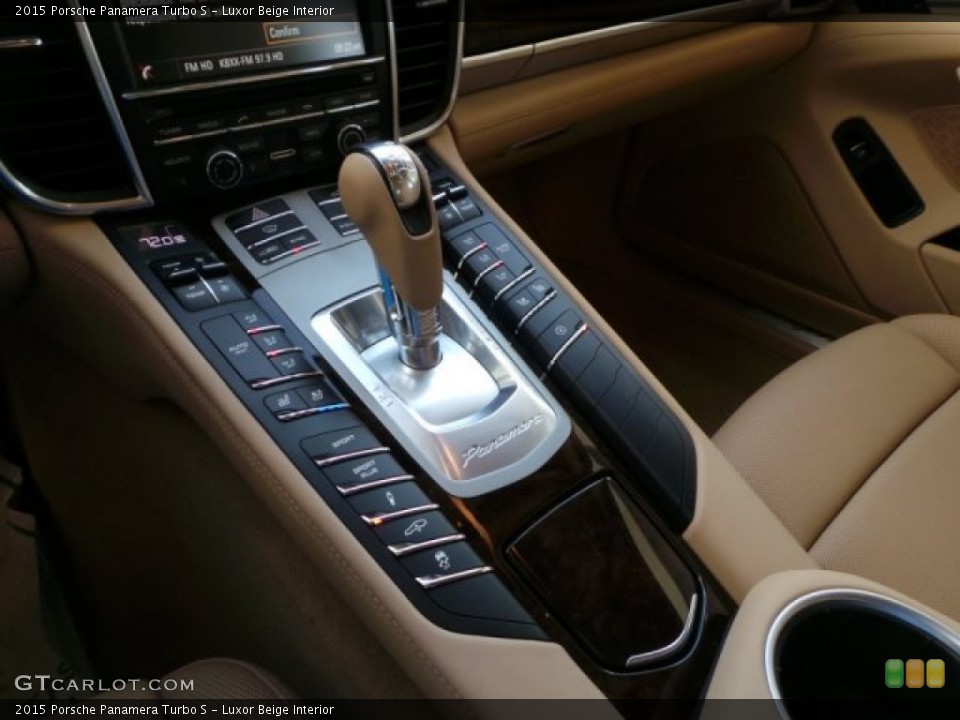 Luxor Beige Interior Controls for the 2015 Porsche Panamera Turbo S #102525665