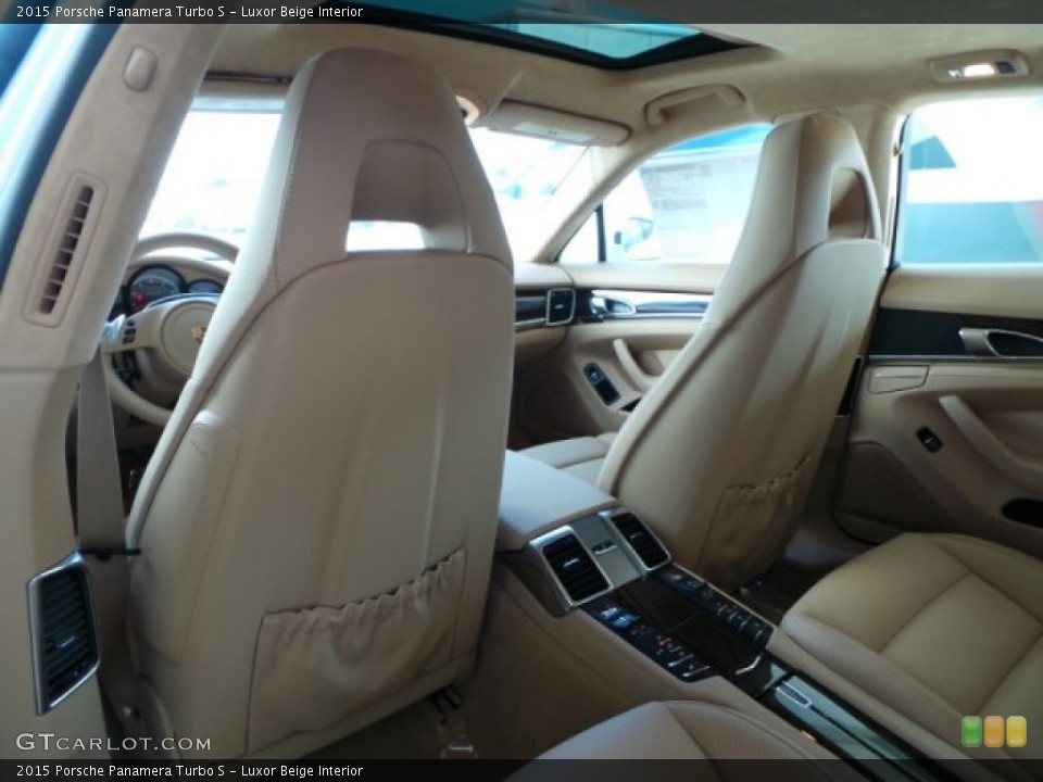 Luxor Beige Interior Rear Seat for the 2015 Porsche Panamera Turbo S #102525854