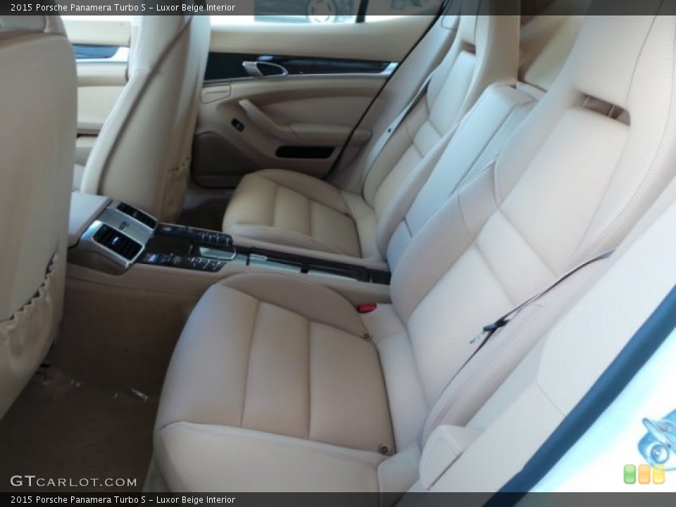 Luxor Beige Interior Rear Seat for the 2015 Porsche Panamera Turbo S #102525875