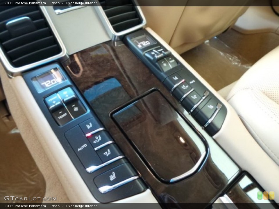 Luxor Beige Interior Controls for the 2015 Porsche Panamera Turbo S #102525896