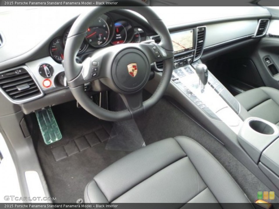 Black Interior Prime Interior for the 2015 Porsche Panamera  #102526466