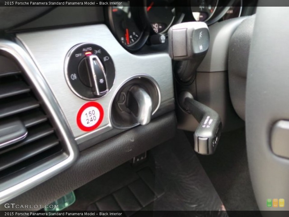 Black Interior Controls for the 2015 Porsche Panamera  #102526520