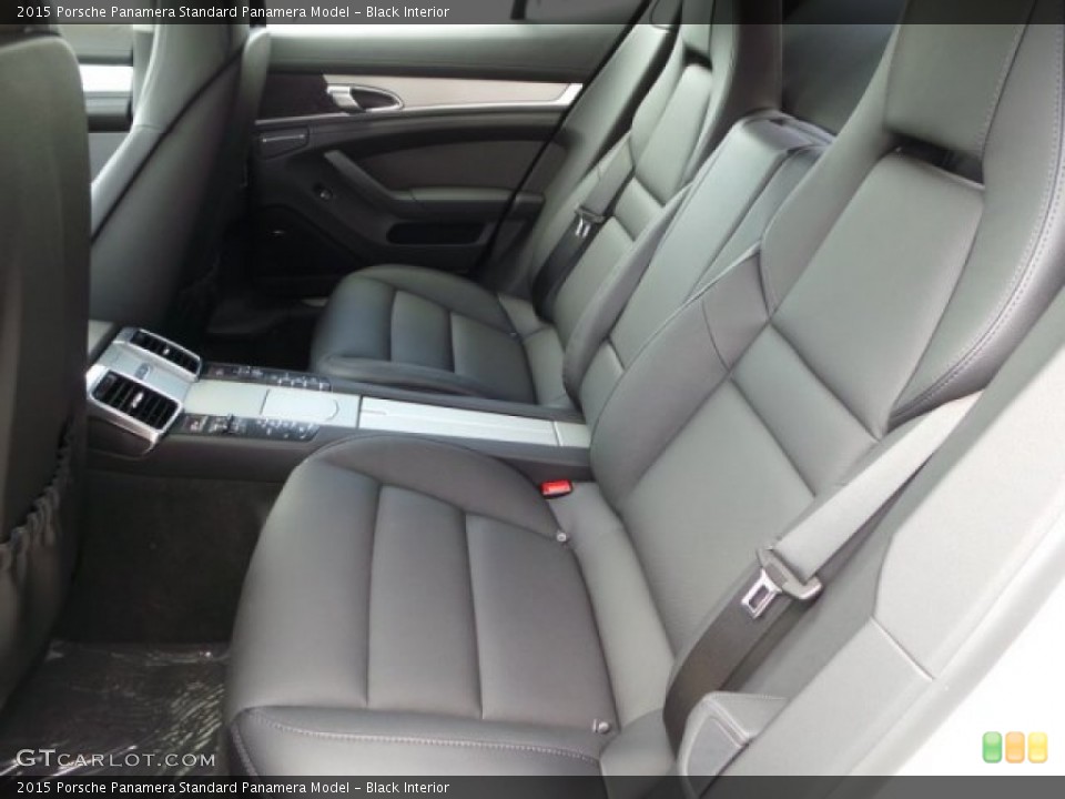 Black Interior Rear Seat for the 2015 Porsche Panamera  #102526769