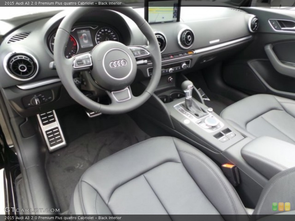 Black Interior Photo for the 2015 Audi A3 2.0 Premium Plus quattro Cabriolet #102527267
