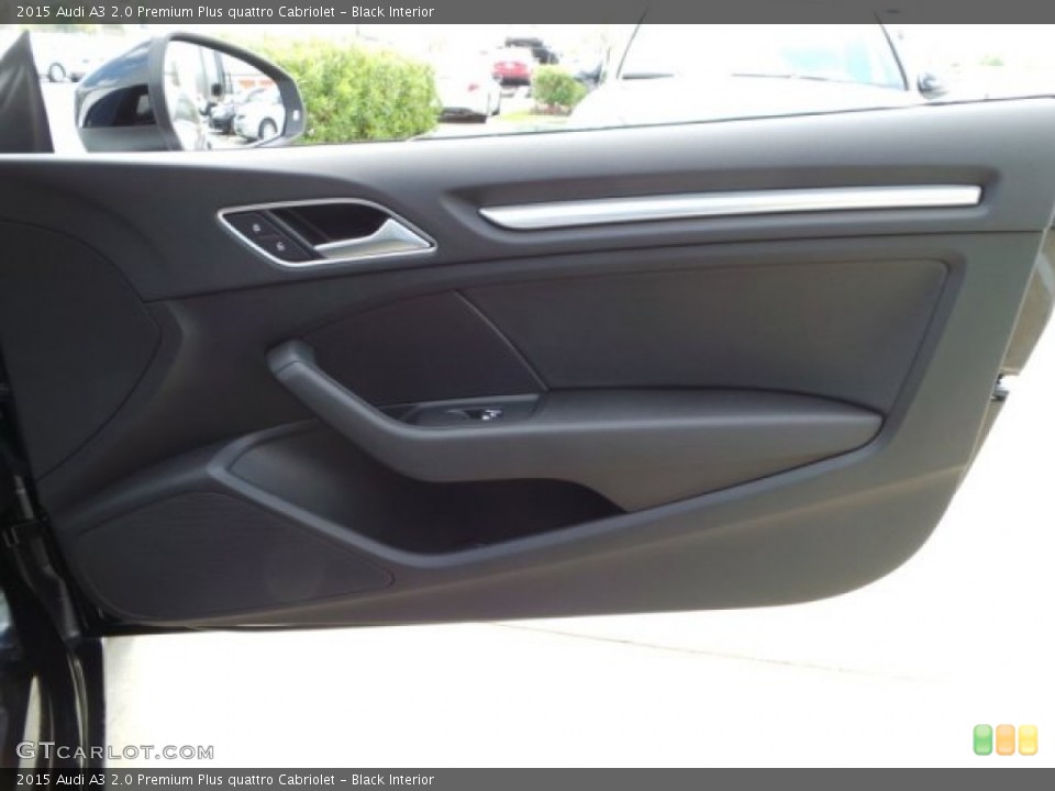 Black Interior Door Panel for the 2015 Audi A3 2.0 Premium Plus quattro Cabriolet #102527522