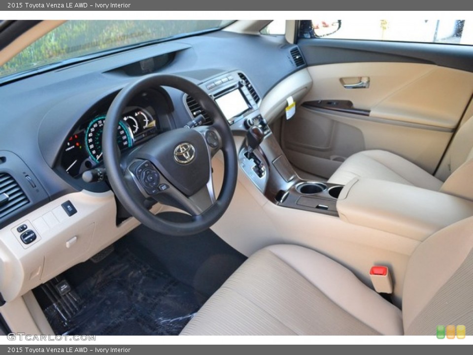 Ivory 2015 Toyota Venza Interiors
