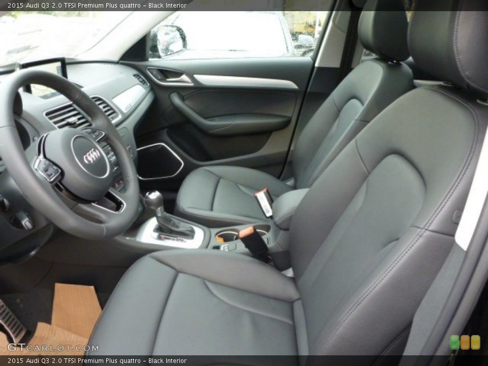 Black Interior Front Seat for the 2015 Audi Q3 2.0 TFSI Premium Plus quattro #102534194