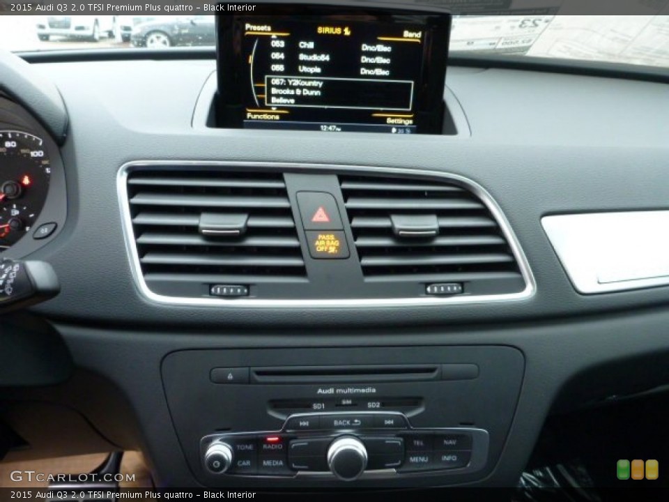 Black Interior Controls for the 2015 Audi Q3 2.0 TFSI Premium Plus quattro #102534323