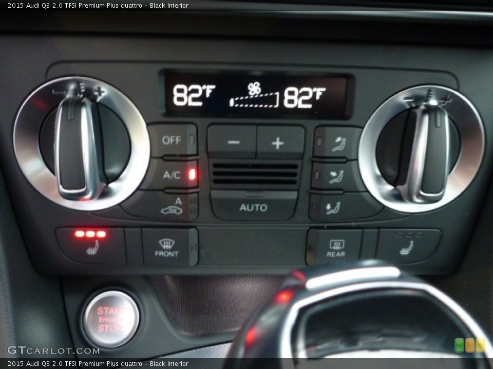 Black Interior Controls for the 2015 Audi Q3 2.0 TFSI Premium Plus quattro #102534344