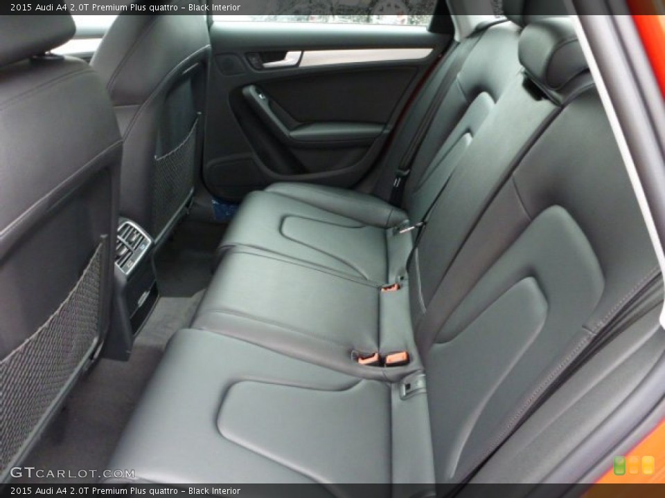 Black Interior Rear Seat for the 2015 Audi A4 2.0T Premium Plus quattro #102534518