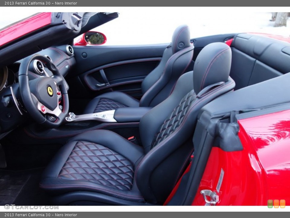 Nero Interior Front Seat for the 2013 Ferrari California 30 #102535895