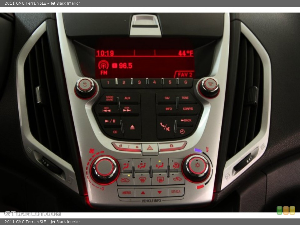 Jet Black Interior Controls for the 2011 GMC Terrain SLE #102536024