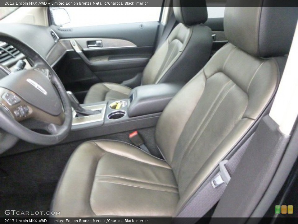 Limited Edition Bronze Metallic/Charcoal Black Interior Front Seat for the 2013 Lincoln MKX AWD #102537734