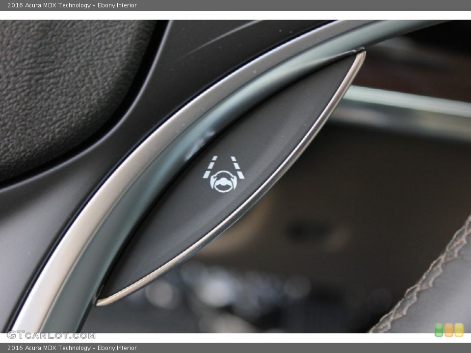 Ebony Interior Controls for the 2016 Acura MDX Technology #102541634