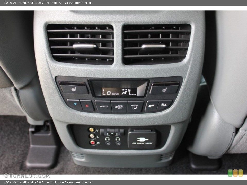 Graystone Interior Controls for the 2016 Acura MDX SH-AWD Technology #102542276
