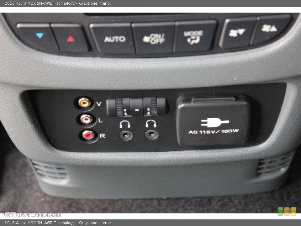 Graystone Interior Controls for the 2016 Acura MDX SH-AWD Technology #102542285