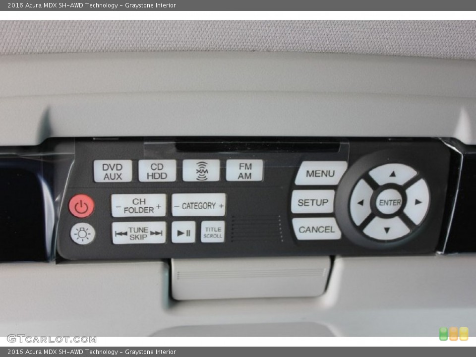 Graystone Interior Controls for the 2016 Acura MDX SH-AWD Technology #102542326