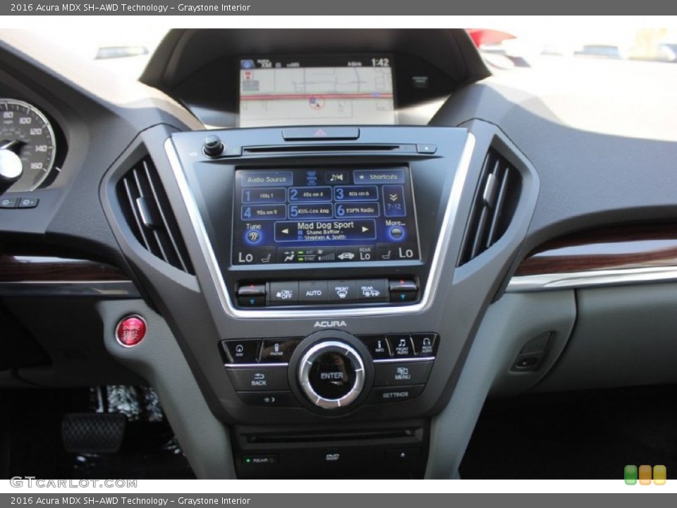 Graystone Interior Controls for the 2016 Acura MDX SH-AWD Technology #102542375