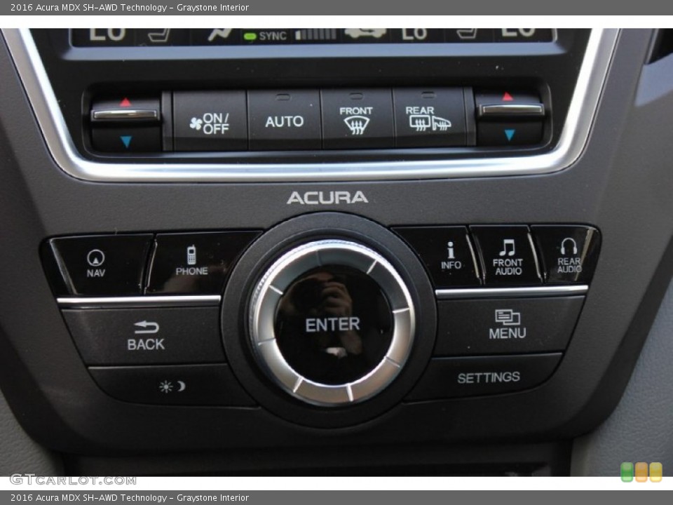 Graystone Interior Controls for the 2016 Acura MDX SH-AWD Technology #102542420
