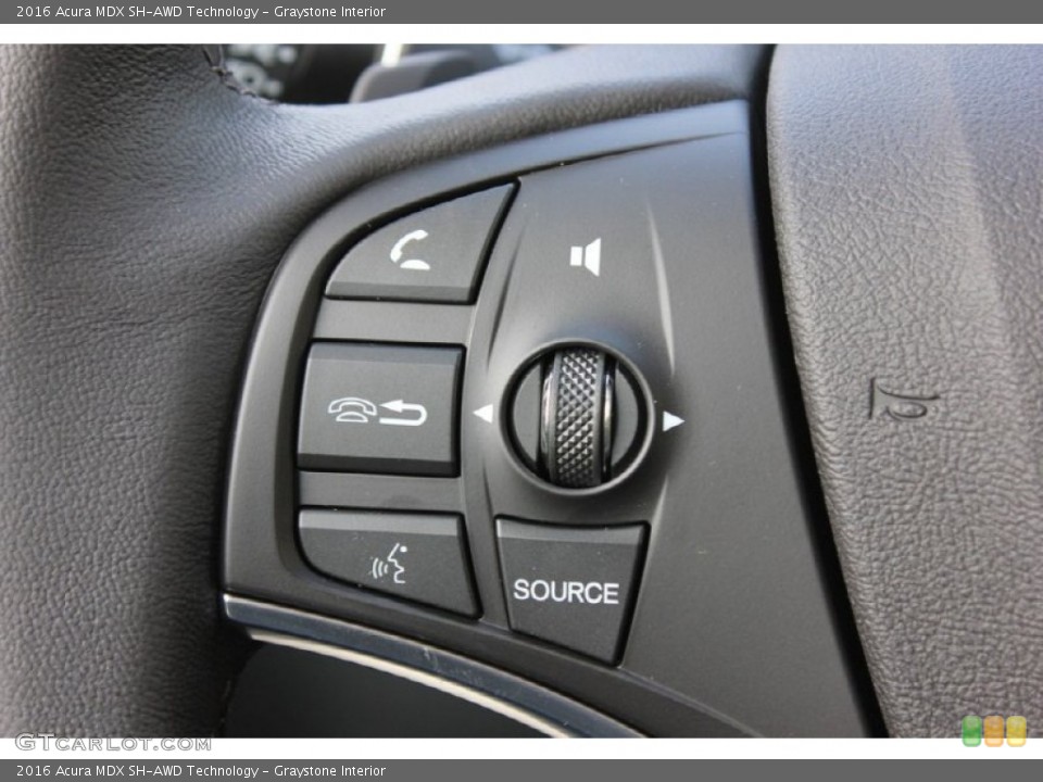 Graystone Interior Controls for the 2016 Acura MDX SH-AWD Technology #102542549