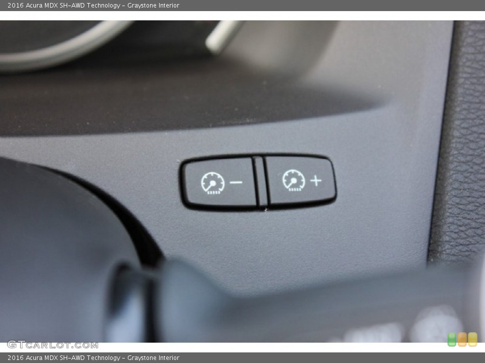 Graystone Interior Controls for the 2016 Acura MDX SH-AWD Technology #102542588