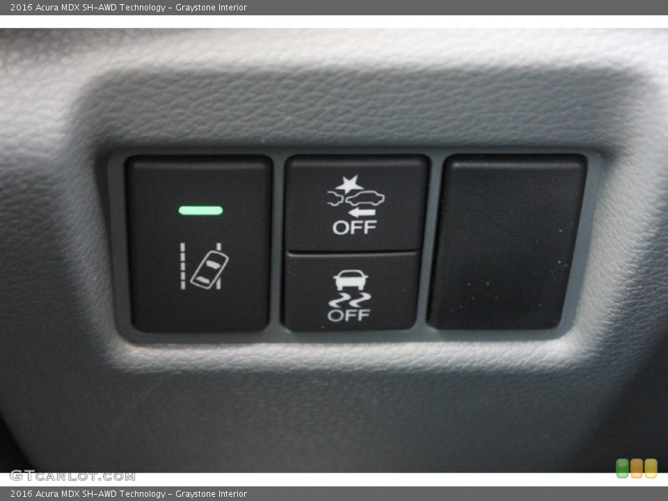 Graystone Interior Controls for the 2016 Acura MDX SH-AWD Technology #102542602