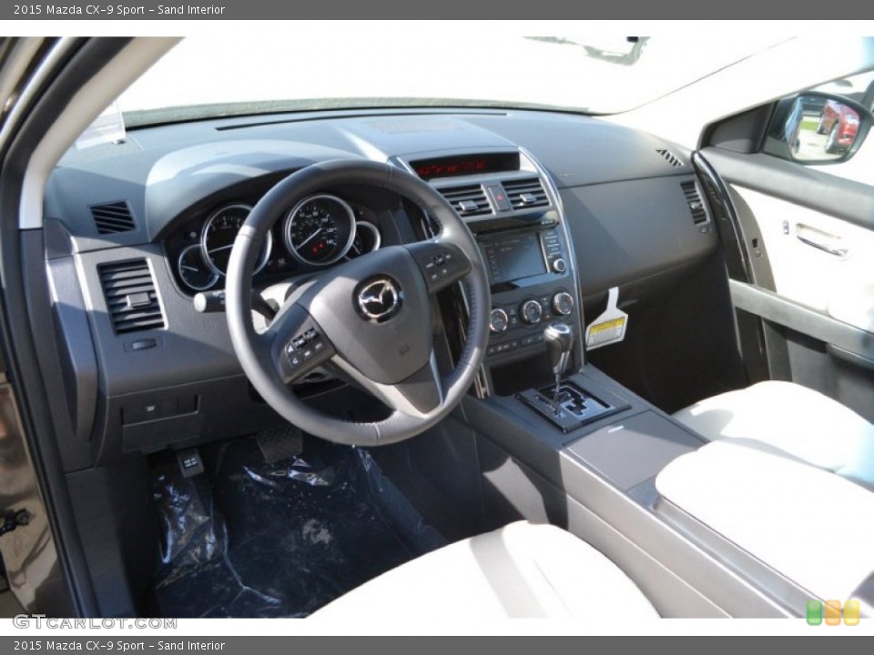 Sand Interior Prime Interior for the 2015 Mazda CX-9 Sport #102543704
