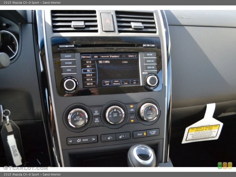 Sand Interior Controls for the 2015 Mazda CX-9 Sport #102543716