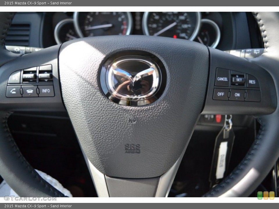 Sand Interior Controls for the 2015 Mazda CX-9 Sport #102543728