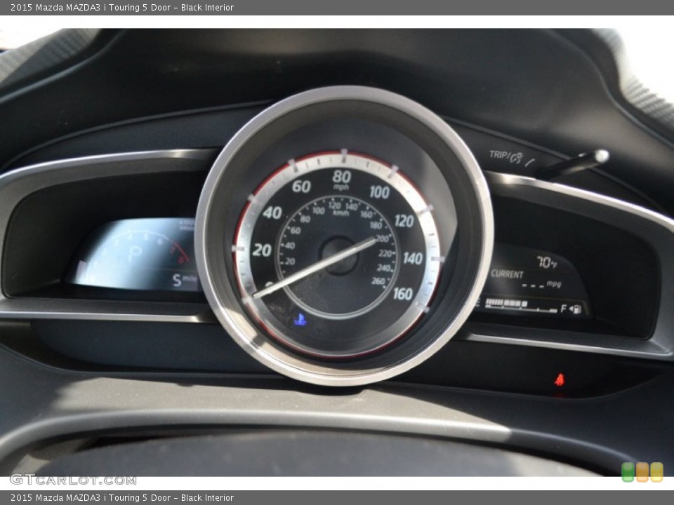 Black Interior Gauges for the 2015 Mazda MAZDA3 i Touring 5 Door #102544217