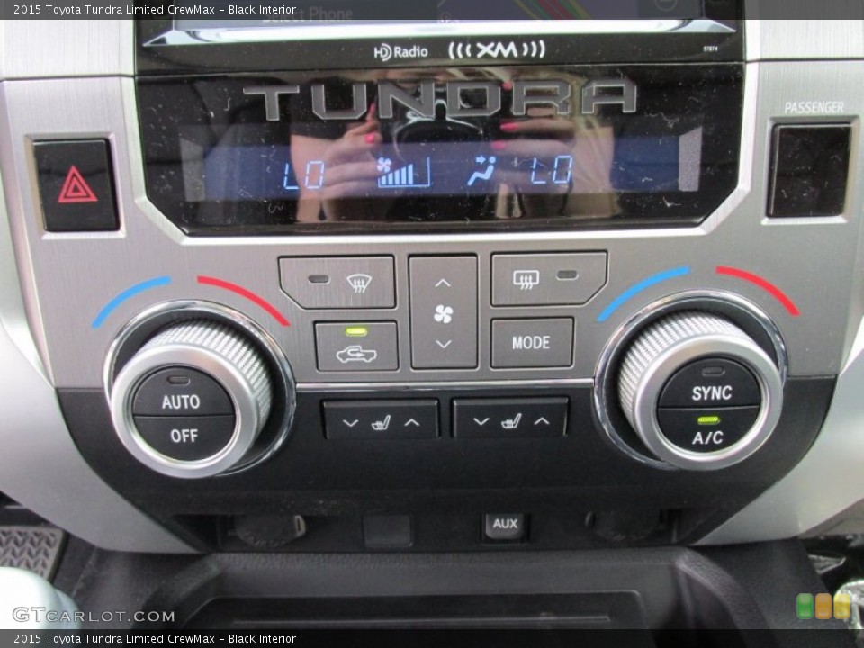 Black Interior Controls for the 2015 Toyota Tundra Limited CrewMax #102546704