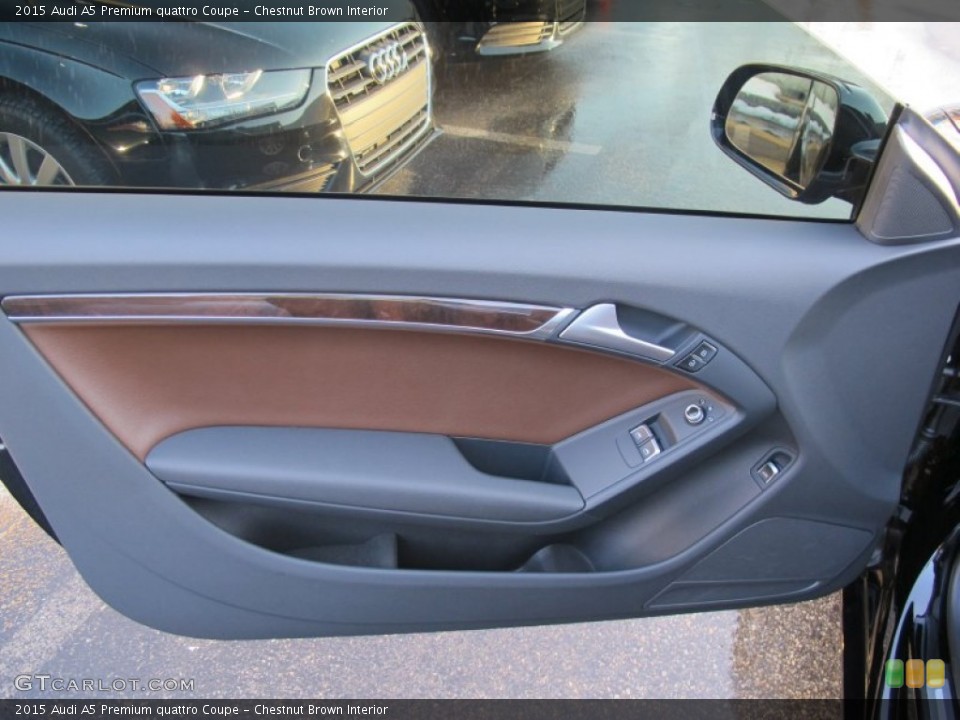 Chestnut Brown Interior Door Panel for the 2015 Audi A5 Premium quattro Coupe #102549197