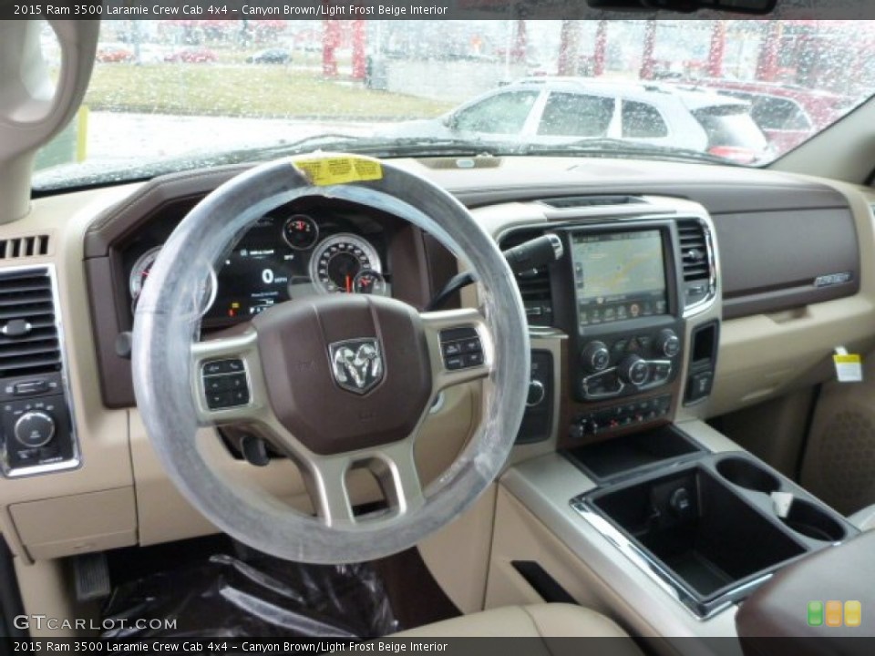 Canyon Brown/Light Frost Beige Interior Photo for the 2015 Ram 3500 Laramie Crew Cab 4x4 #102550853