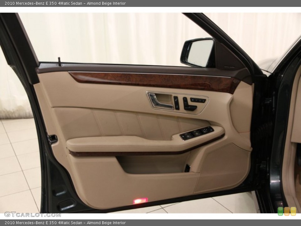 Almond Beige Interior Door Panel for the 2010 Mercedes-Benz E 350 4Matic Sedan #102555928