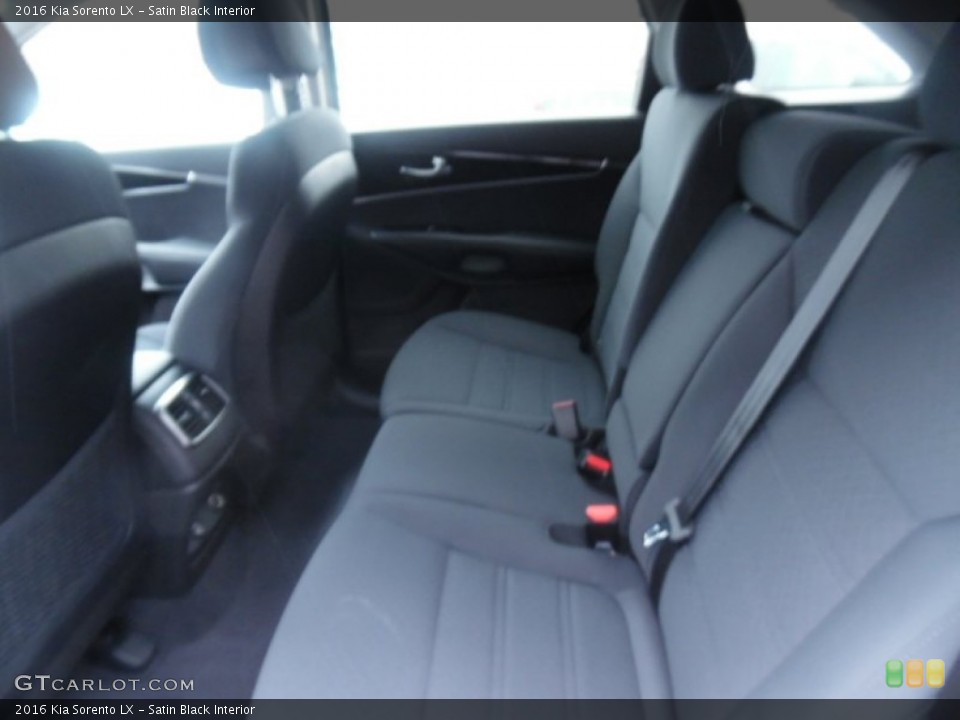 Satin Black Interior Rear Seat for the 2016 Kia Sorento LX #102559334