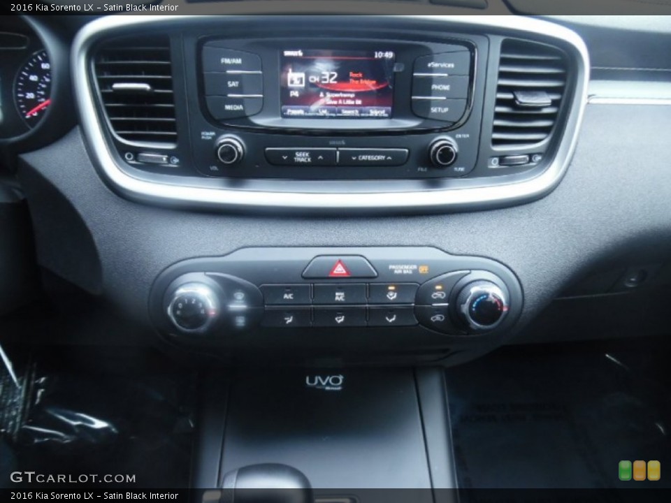 Satin Black Interior Controls for the 2016 Kia Sorento LX #102559426