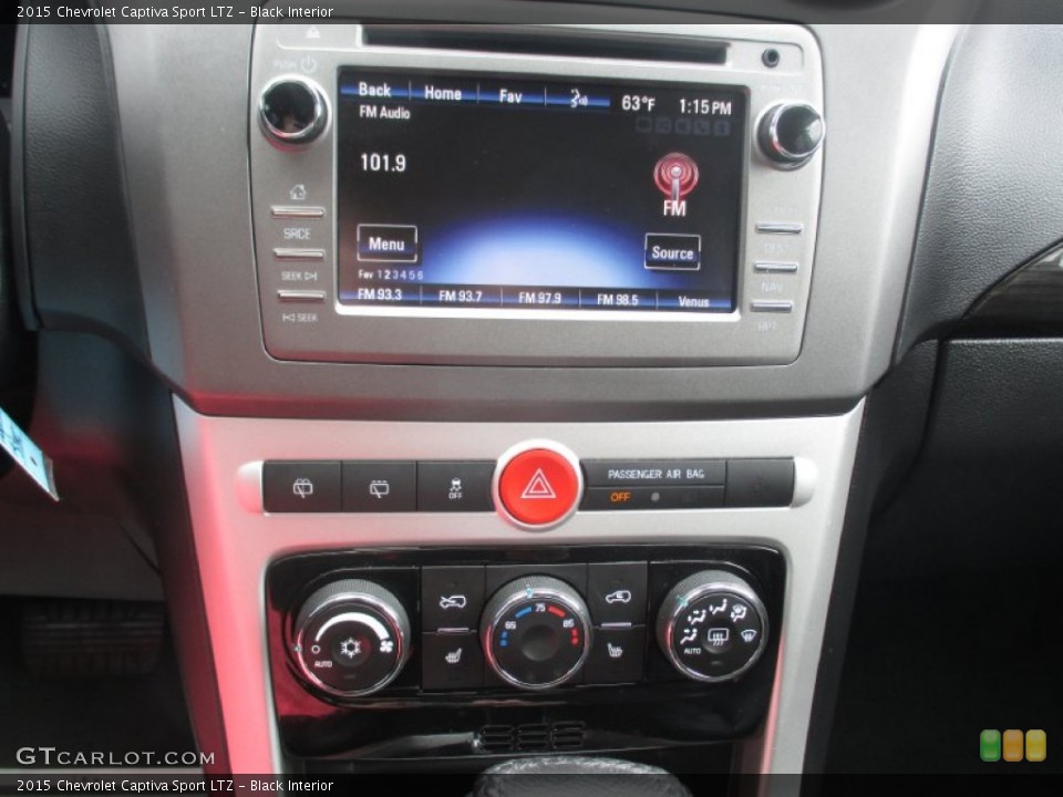 Black Interior Controls for the 2015 Chevrolet Captiva Sport LTZ #102560671