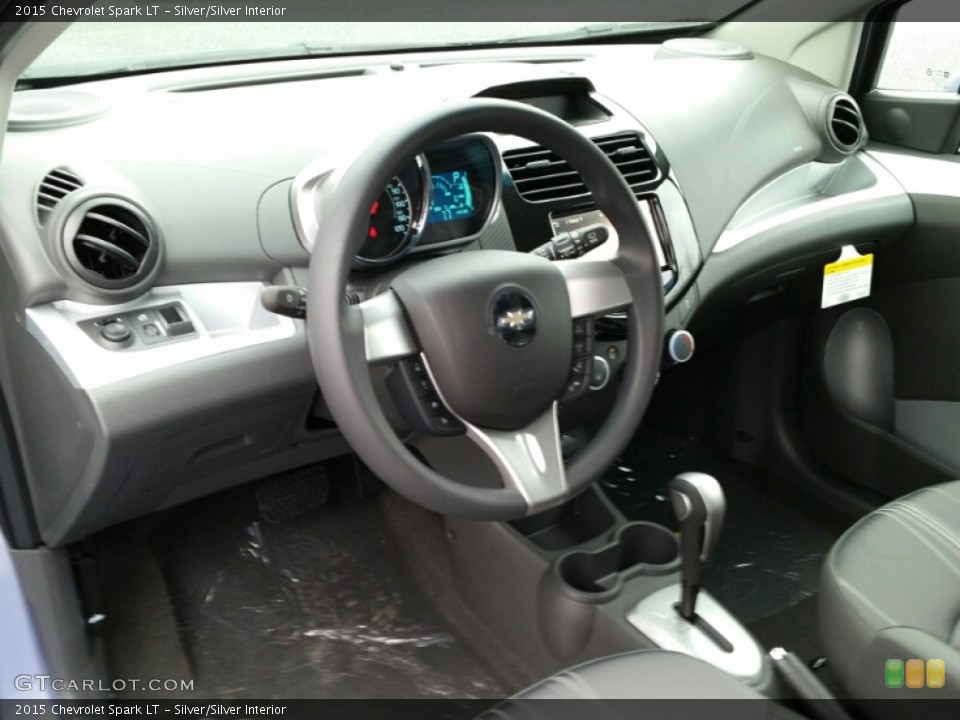 Silver/Silver Interior Dashboard for the 2015 Chevrolet Spark LT #102561733