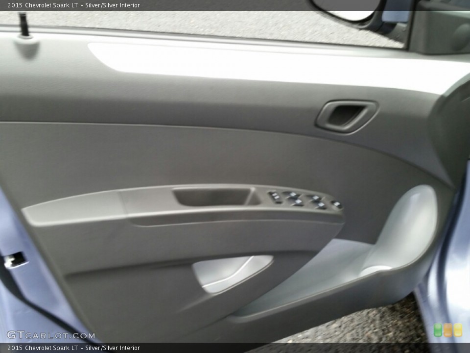 Silver/Silver Interior Door Panel for the 2015 Chevrolet Spark LT #102561763