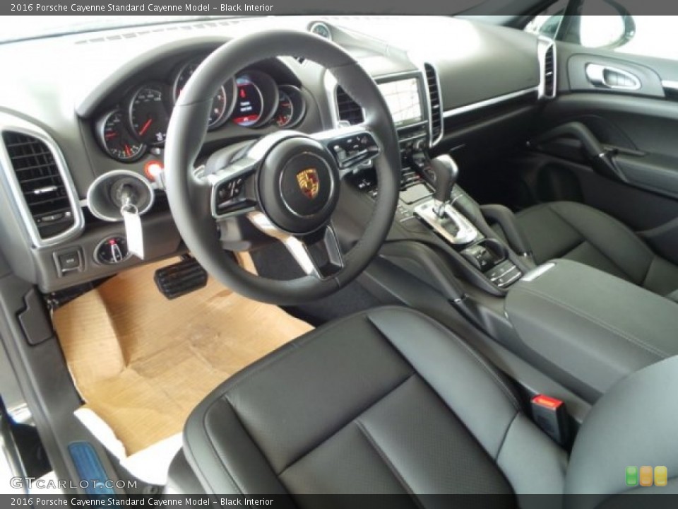Black Interior Prime Interior for the 2016 Porsche Cayenne  #102562429