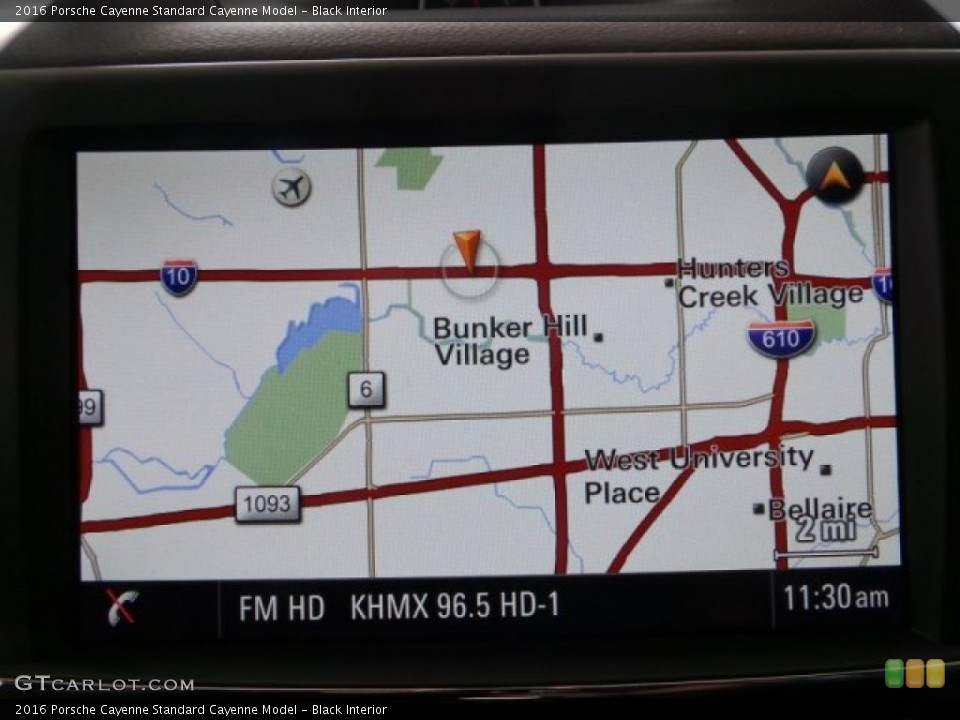 Black Interior Navigation for the 2016 Porsche Cayenne  #102562594