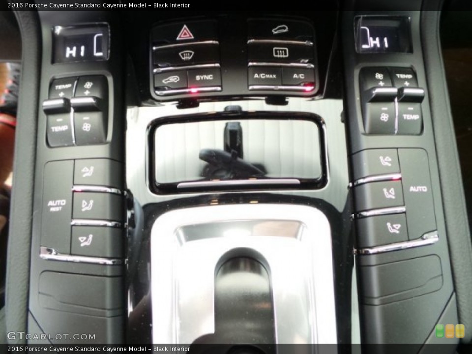 Black Interior Controls for the 2016 Porsche Cayenne  #102562612