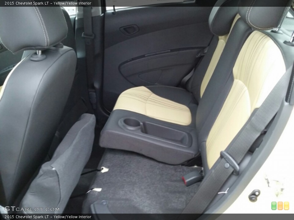 Yellow/Yellow Interior Rear Seat for the 2015 Chevrolet Spark LT #102563566